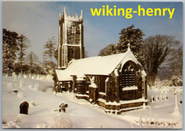 Throwleigh - Bildkarte Church Of St. Mary The Virgin - Im Winter - Sonstige & Ohne Zuordnung