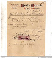 1913 FIRENZE - EMILIO BAROCCHI - TIPOGRAFIA - Italië