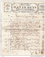 1917 FIRENZE  -  DAVID BUTI - MOBILI E  TAPPEZZERIA - Italie