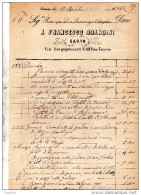 1886  FIRENZE - NEGOZIATE SARTO - Italië