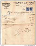 1918 FIRENZE - FARMACIA DI P. MOZZI - Italie
