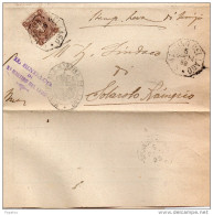 1899 LETTERA CON ANNULLO OTTAGONALE S. MARTINO DEL LAGO CREMONA - Poststempel