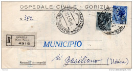 1956  LETTERA  CON ANNULLO GORIZIA - 1946-60: Marcophilia