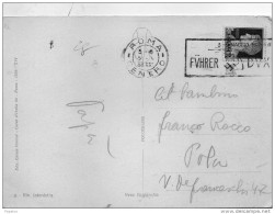 1938   CARTOLINA   CON ANNULLO ROMA + TARGHETTA CON  SVASTICA FASCISTA - Poststempel