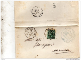 1888  LETTERA CON ANNULLO  OTTAGONALE S. PROSPERO MODENA - Poststempel