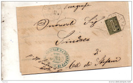 1895  LETTERA CON ANNULLO  OTTAGONALE GABBIONETA  CREMONA - Poststempel