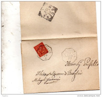 1893  LETTERA CON ANNULLO  OTTAGONALE  BASTIGLIA MODENA - Poststempel