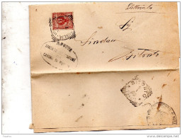 1902  LETTERA CON ANNULLO  BITONTO BARI - Poststempel