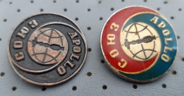 Apollo Soyuz 3 Mission Space Vintage Yugoslavia  Pins - Spazio