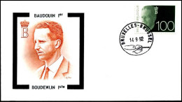 - 2481 - FDC - Koning Boudewijn   - 1991-2000