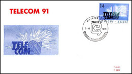 - 2427 - FDC - ""Telecom 91""    - 1991-2000