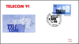- 2427 - FDC - ""Telecom 91""    - 1991-2000