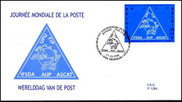 - 2784 - FDC - Werelddag Van De Post    - 1991-2000
