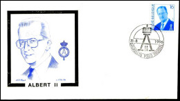 - 2660 - FDC - Koning Albert II   - 1991-2000