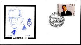 - 2599 - FDC - Koning Albert II   - 1991-2000