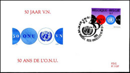 - 2601 - FDC - 50 Jaar Verenigde Naties (UNO)    - 1991-2000