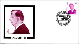 - 2536 - FDC - Koning Albert II   - 1991-2000