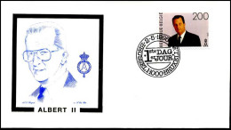 - 2599 - FDC - Koning Albert II   - 1991-2000
