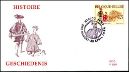 - 2552 - FDC - Geschiedenis    - 1991-2000