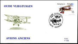 - 2544 - FDC - Oude Vliegtuigen    - 1991-2000