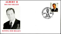 - 2532 - FDC - Koning Albert II   - 1991-2000