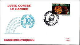- 2525 - FDC - Kankerbestrijding    - 1991-2000