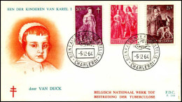 - 1307+1310+1308 - FDC - Antiteringzegels - 1961-1970