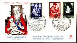 - 1202+1200+1203 - FDC - Antiteringzegels - 1961-1970