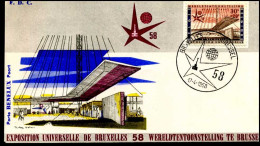 - 1047 - FDC - Expo 58 In Brussel - 1951-1960