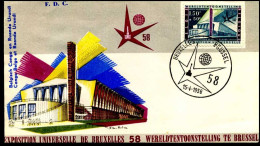 - 1049 - FDC - Expo 58 In Brussel - 1951-1960