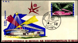 - 1052 - FDC - Expo 58 - 1951-1960
