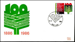 - 2238 - FDC - Christelijk Syndicalisme    - 1981-1990