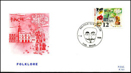 - 2201 - FDC - Folkloristische Uitgifte, Binche - 1981-1990