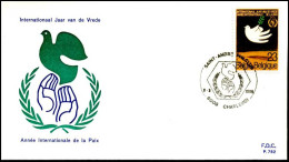 - 2202 - FDC - Internationaal Jaar Van De Vrede - 1981-1990