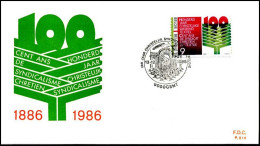 - 2238 - FDC - Christelijk Syndicalisme    - 1981-1990