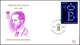 - 2204 - FDC - Koning Boudewijnstichting    - 1981-1990