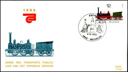 - 2171 - FDC - Jaar Van Het Openbaar Vervoer    - 1981-1990