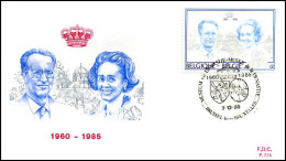 - 2198 - FDC - Zilveren Jubileum    - 1981-1990