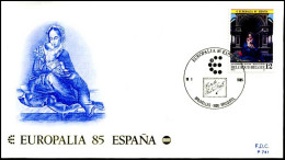 - 2157 - FDC - ""Europalia 85 Espana"".    - 1981-1990