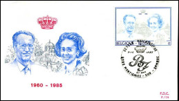 - 2198 - FDC - Zilveren Jubileum    - 1981-1990