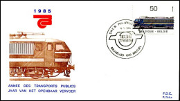 - 2174 - FDC - Jaar Van Het Openbaar Vervoer    - 1981-1990