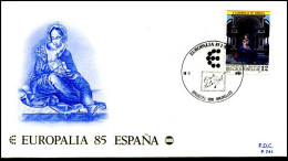 - 2157 - FDC - ""Europalia 85 Espana"".    - 1981-1990