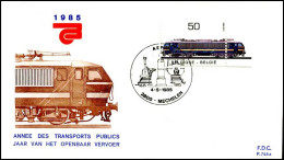 - 2174 - FDC - Jaar Van Het Openbaar Vervoer    - 1981-1990