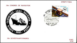 - 2177 - FDC - Scheepvaartcongres    - 1981-1990