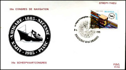 - 2177 - FDC - Scheepvaartcongres    - 1981-1990
