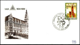 - 2112 - FDC - ""Université Libre De Bruxelles""    - 1981-1990