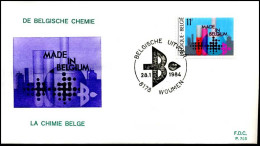 - 2115 - FDC - ""MADE IN BELGIUM II""    - 1981-1990