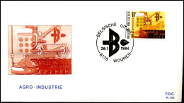 - 2114 - FDC - ""MADE IN BELGIUM II""    - 1981-1990