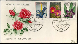 FDC - 1315/17 Gentse Floraliën - Stempel : Gent - 1961-1970