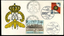 België - 1418 Op Duitse FDC - Stempel : Internationale Meeting SPB6-BPS6 - Lettres & Documents